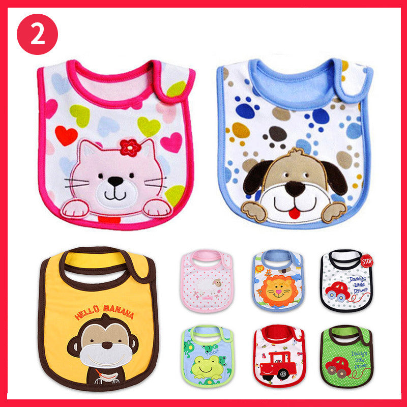 Saliva Towel Bib Bib Wholesale Three-Layer Waterproof Maternal And Baby Products